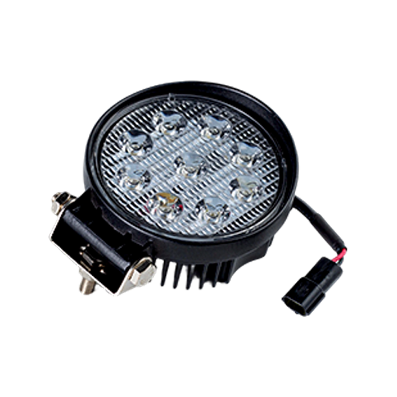 IP67 001 産業車両用高耐久 9 LED 丸型ワークライト