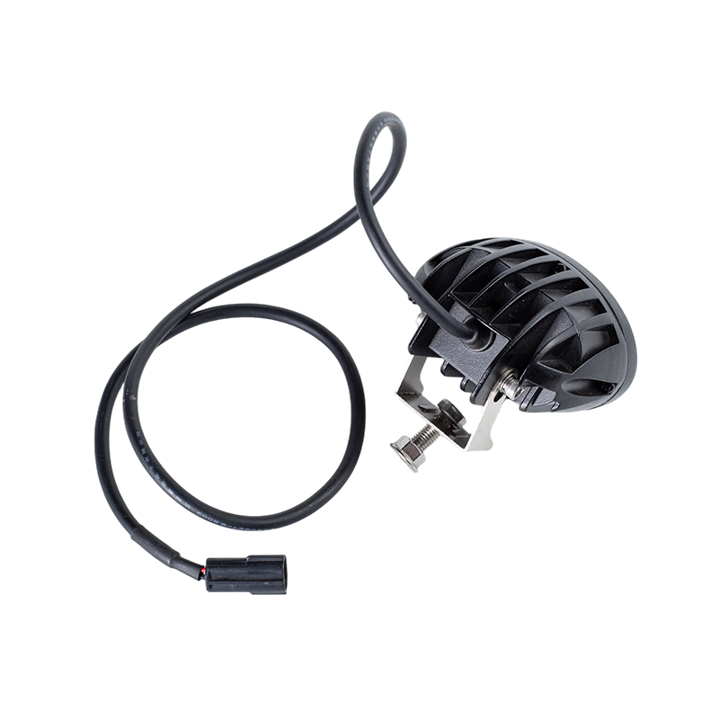 IP67 6W DC9-80V 楕円形ワイドビーム赤/青フォークリフト安全警告灯