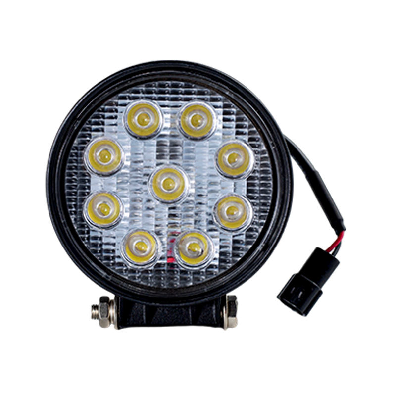 IP67 001 産業車両用高耐久 9 LED 丸型ワークライト