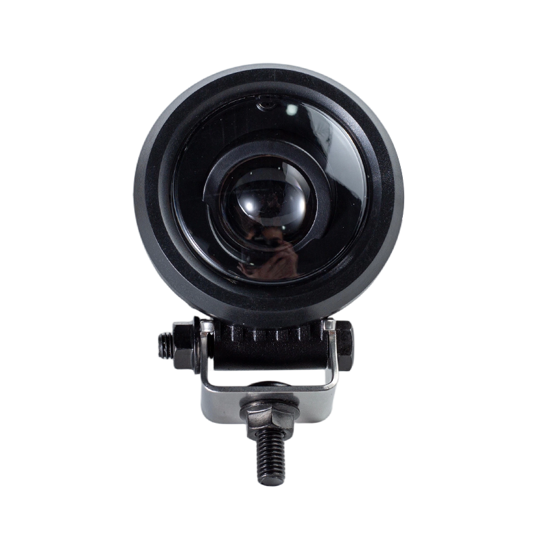 IP67 5W DC9-80V 斜めラウンドブルースポットフォークリフト安全警告灯