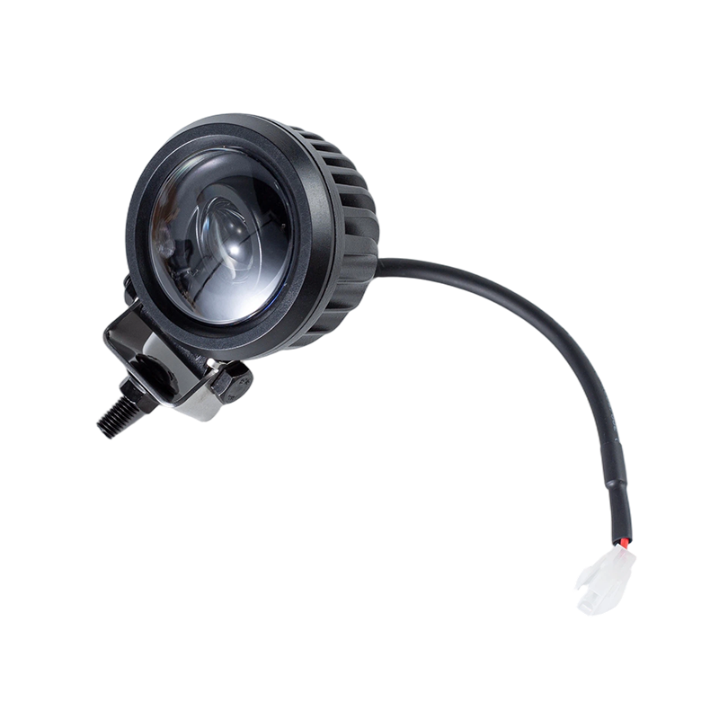 IP67 5W DC9-80V 斜めラウンドブルースポットフォークリフト安全警告灯