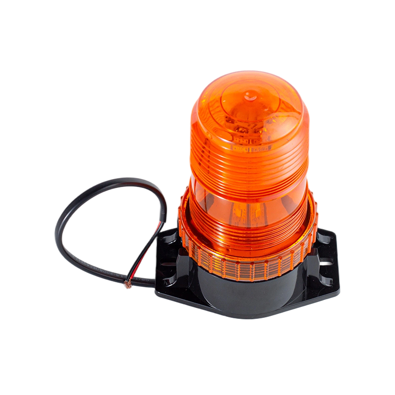 IP65 8W DC9-80V 360°フォークリフト用アンバーストロボビーコン警告灯