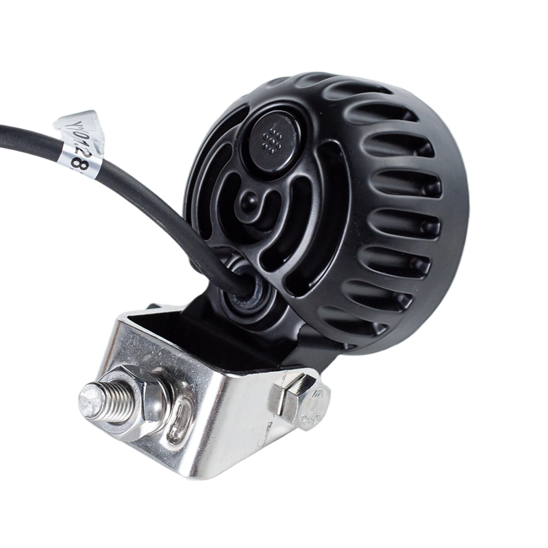 IP67 5W DC9-80V ラウンドレッド/ブルービームフォークリフト危険エリア警告灯