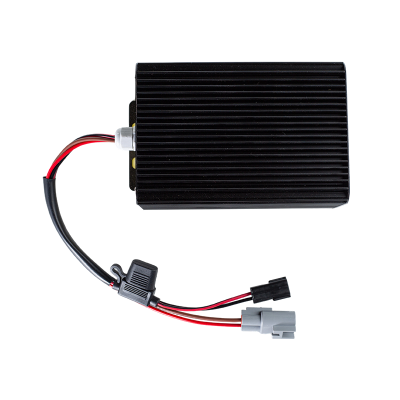 高効率安定出力IP65防塵耐油DC80Vワイド入力フォークリフト車両DC-DC電圧降圧モジュール