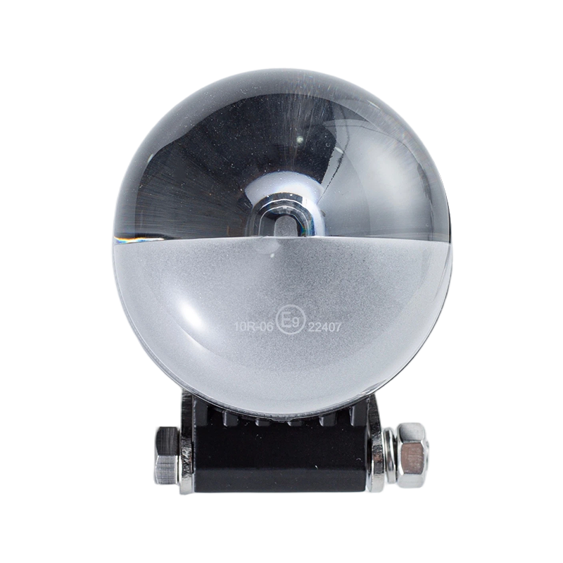 IP67 5W DC9-80V ラウンドレッド/ブルービームフォークリフト危険エリア警告灯