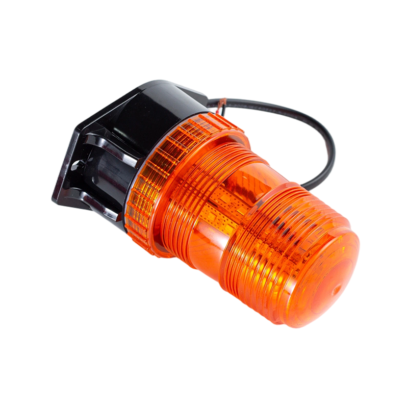 IP65 8W DC9-80V 360°フォークリフト用アンバーストロボビーコン警告灯